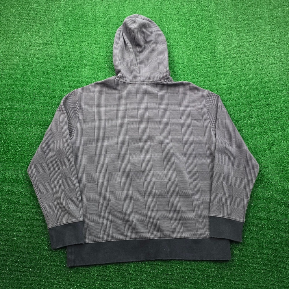Express Hoodie Sweatshirt Mens Large Black Gray Pullover Long Sleeve Casual - Picture 11 of 11